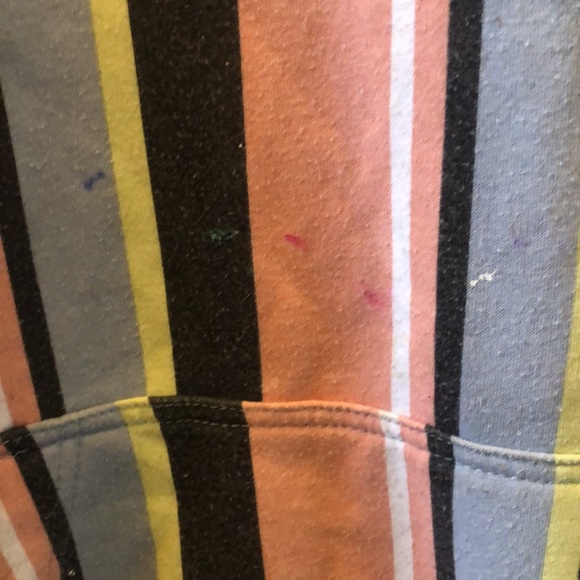 Striped blue notes hoodie - Picture 2 of 4